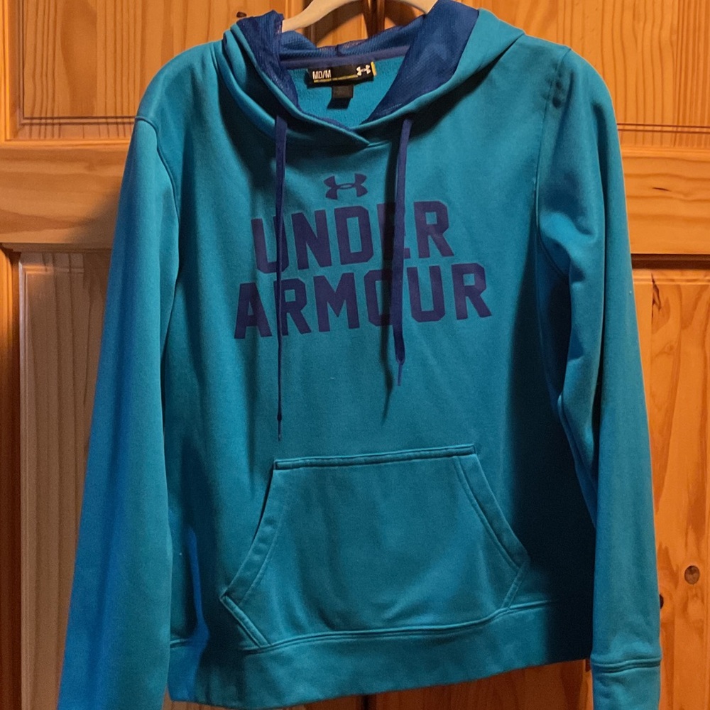 Under Armour Teal and Navy Hoodie